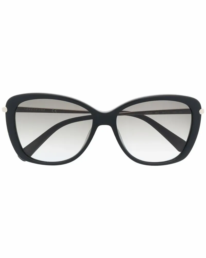 Longchamp Cat-Eye-Sonnenbrille - Schwarz Schwarz