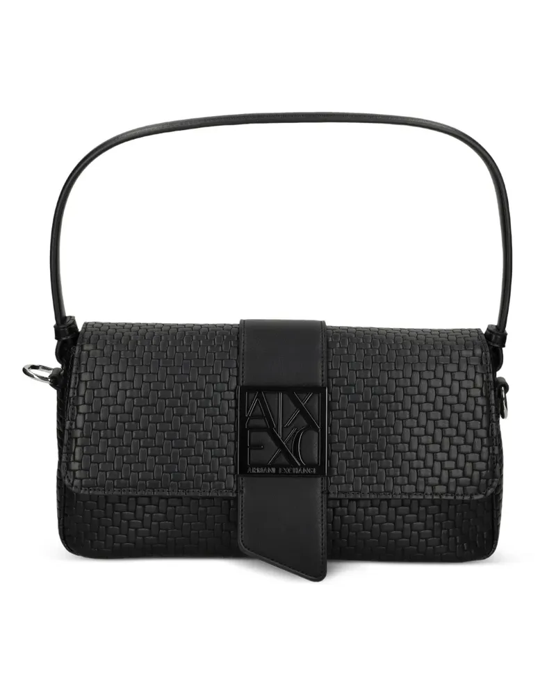 Armani Exchange woven logo tote bag - Schwarz Schwarz
