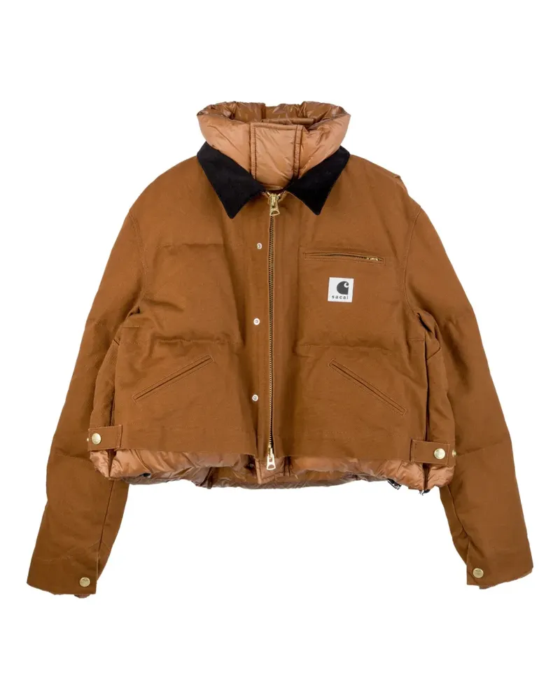 Carhartt WIP Sacai collar patch jacket - Braun Braun
