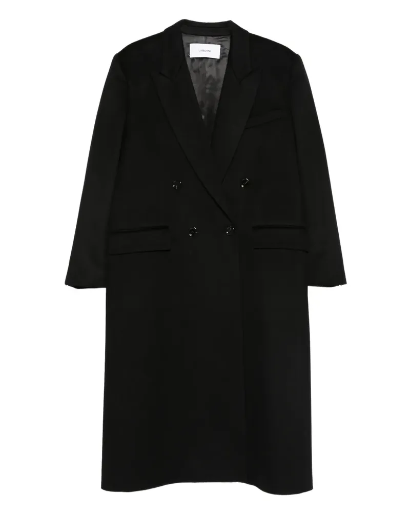 LARDINI Martin double-breasted coat - Schwarz Schwarz