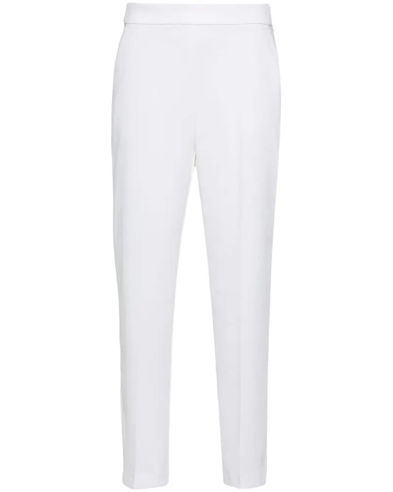 Pinko Schmale Taillenhose - Weiß Weiß