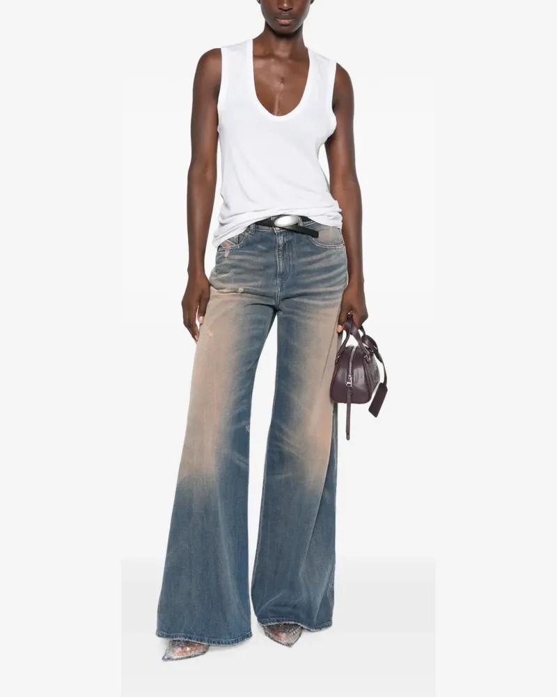 Diesel Jeans in Distressed-Optik - Blau Blau