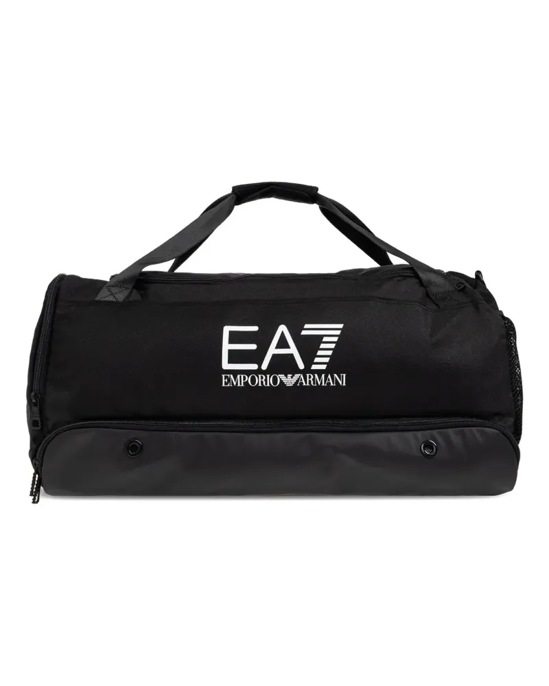 EA7 EA7 Reisetasche mit Logo - Schwarz Schwarz