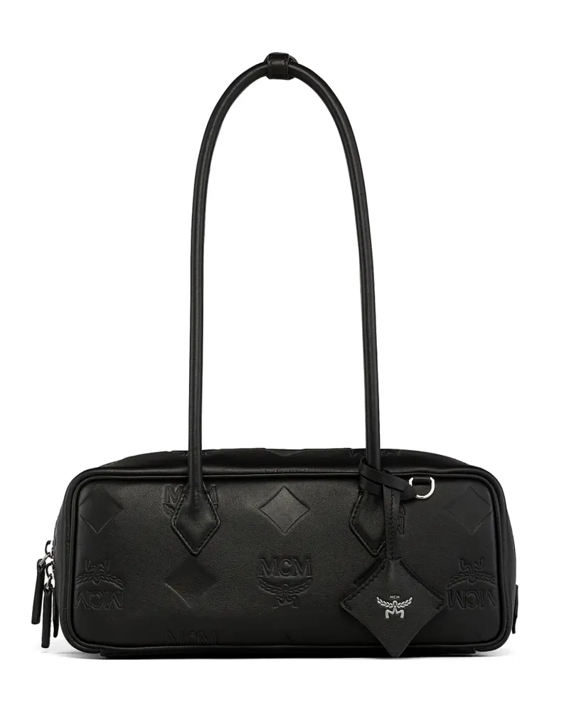 MCM maxi Aren East West shoulder bag - Schwarz Schwarz