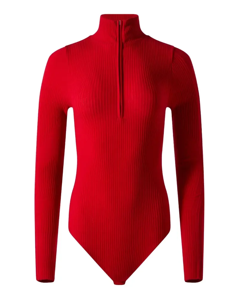 Perfect Moment Baselayer-Body aus Wollgemisch - Rot Rot