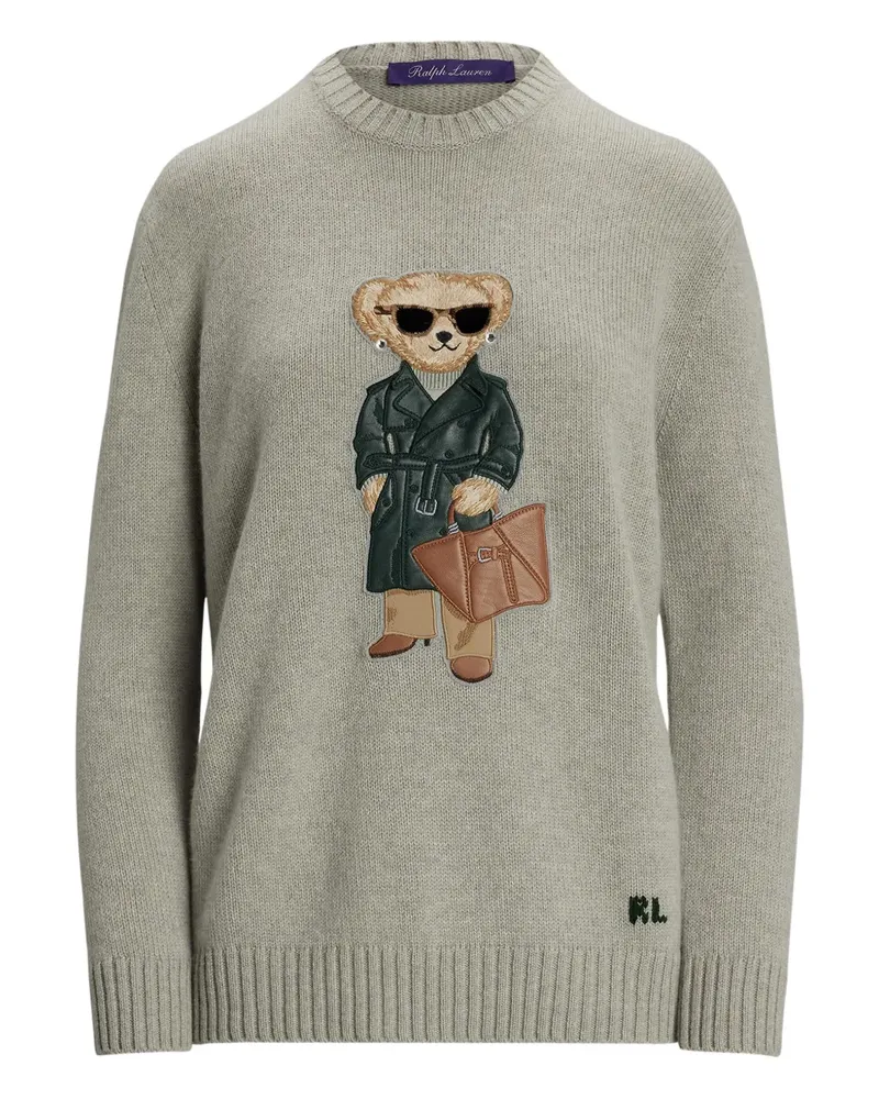 Ralph Lauren Pullover mit Polo Bear - Grau Grau