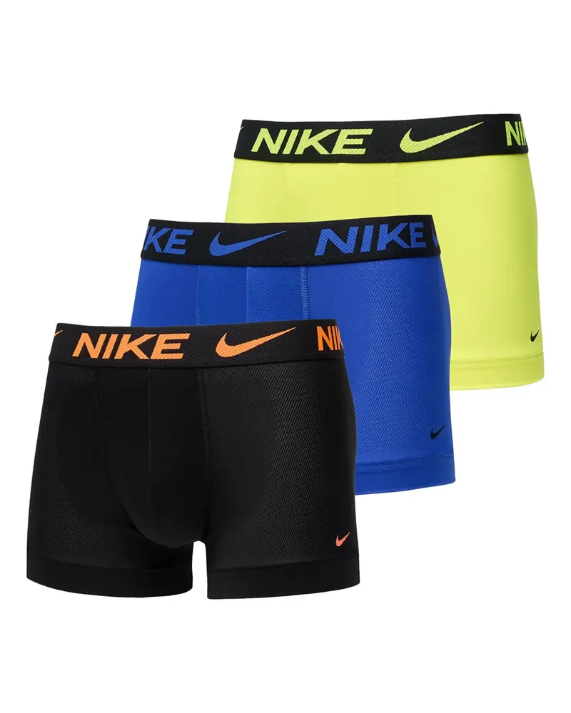 Nike Dri-FIT Boxershorts mit Logo-Bund (3er-Set) - Schwarz Schwarz