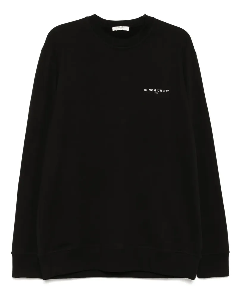 IH NOM UH NIT Sweatshirt mit Logo-Print - Schwarz Schwarz