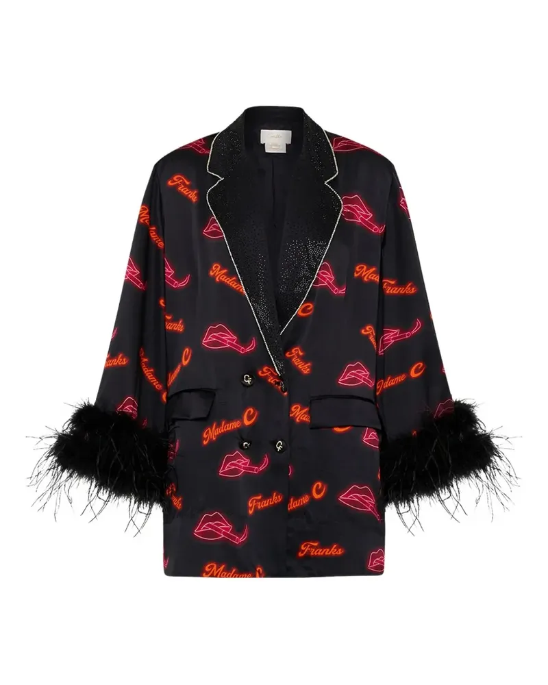 Camilla Loveland double-breasted jacket - Schwarz Schwarz