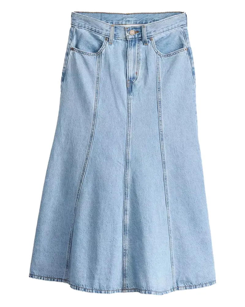 Levi's Jeans-Midirock mit Einsätzen - Blau Blau
