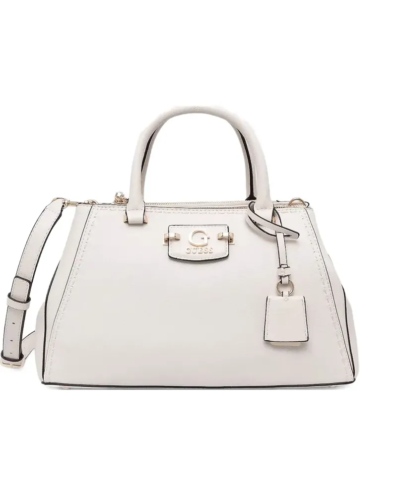 Guess Strukturierte Handtasche - Weiß Weiß
