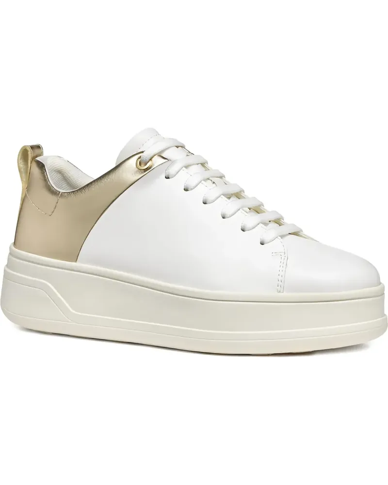 Geox Spherica Sneakers mit Einsätzen - Weiß Weiß