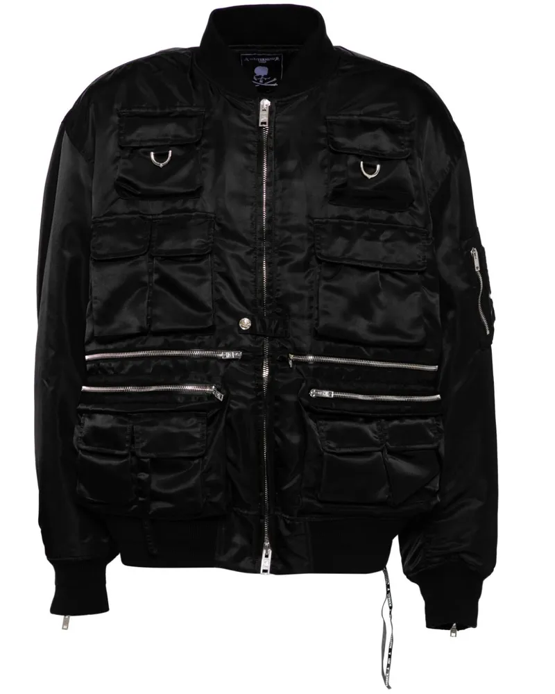 Mastermind World Jacke mit mehreren Taschen - Schwarz Schwarz