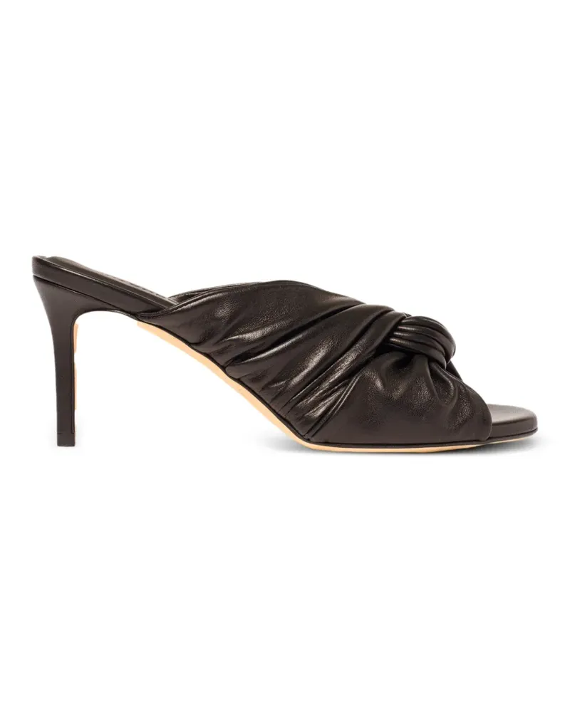 Scarosso 75mm Kiki mules - Braun Braun