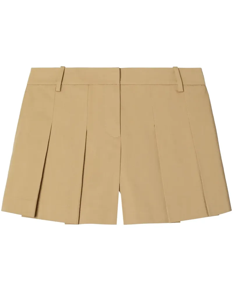 Tory Burch Shorts mit Bundfalten - Nude Nude