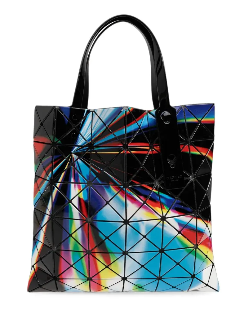 Issey Miyake Warp Tote Bag mit geometrischen Einsätzen - Blau Blau