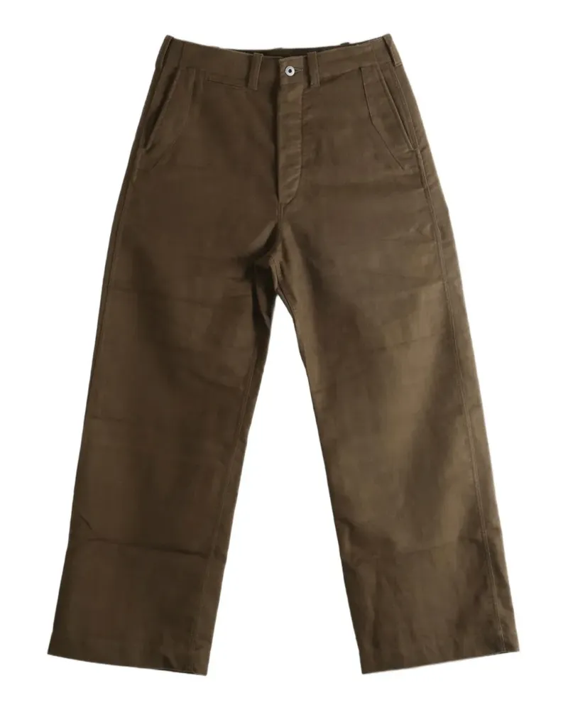 Taiga Takahashi Engineer Hose mit weitem Bein - Braun Braun