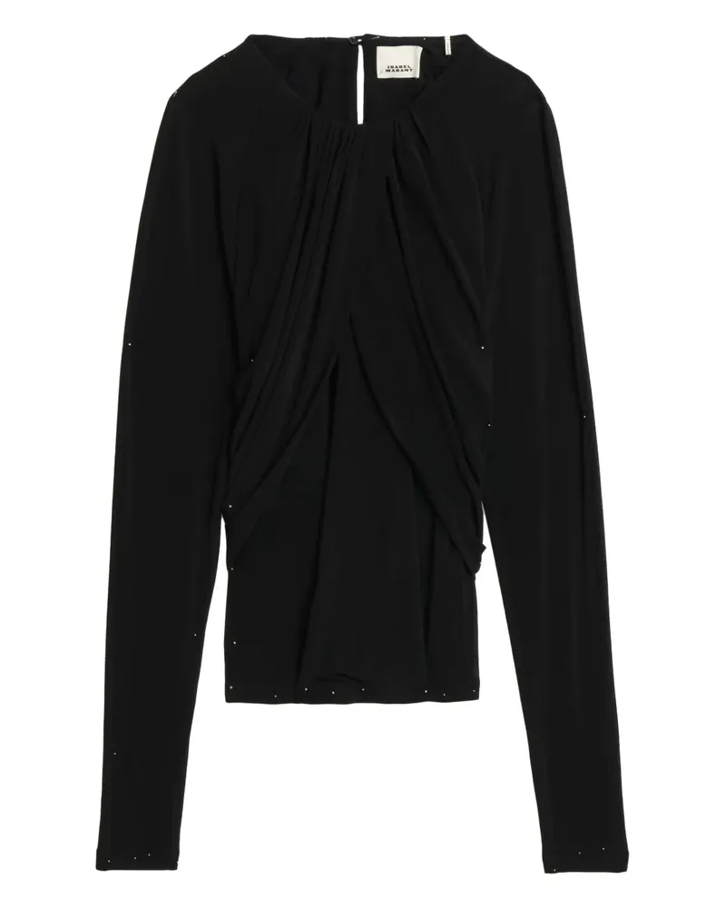 Isabel Marant Gaetane Bluse - Schwarz Schwarz