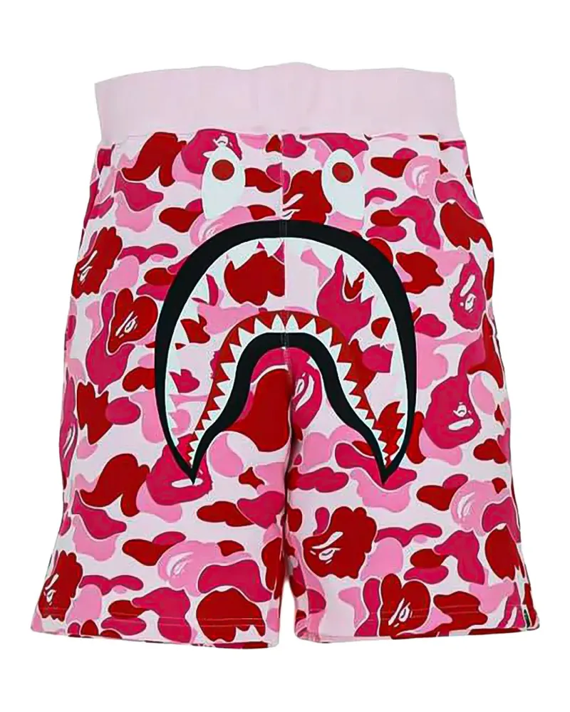 BAPE ABC Camo Shark shorts - Rosa Rosa
