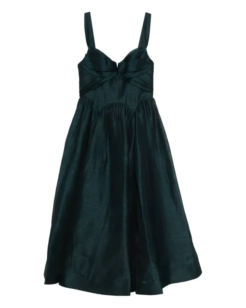 Zimmermann pleated straps dress - Grün Grün
