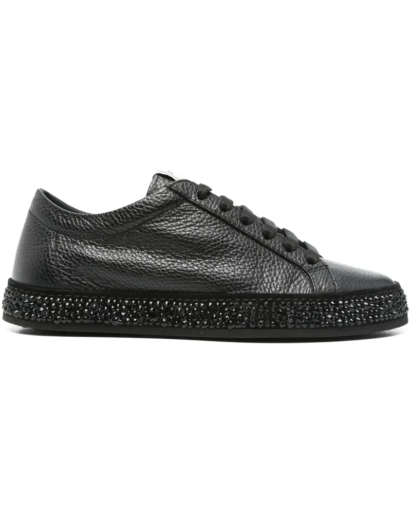 Le Silla Sneakers mit Kristallen - Schwarz Schwarz