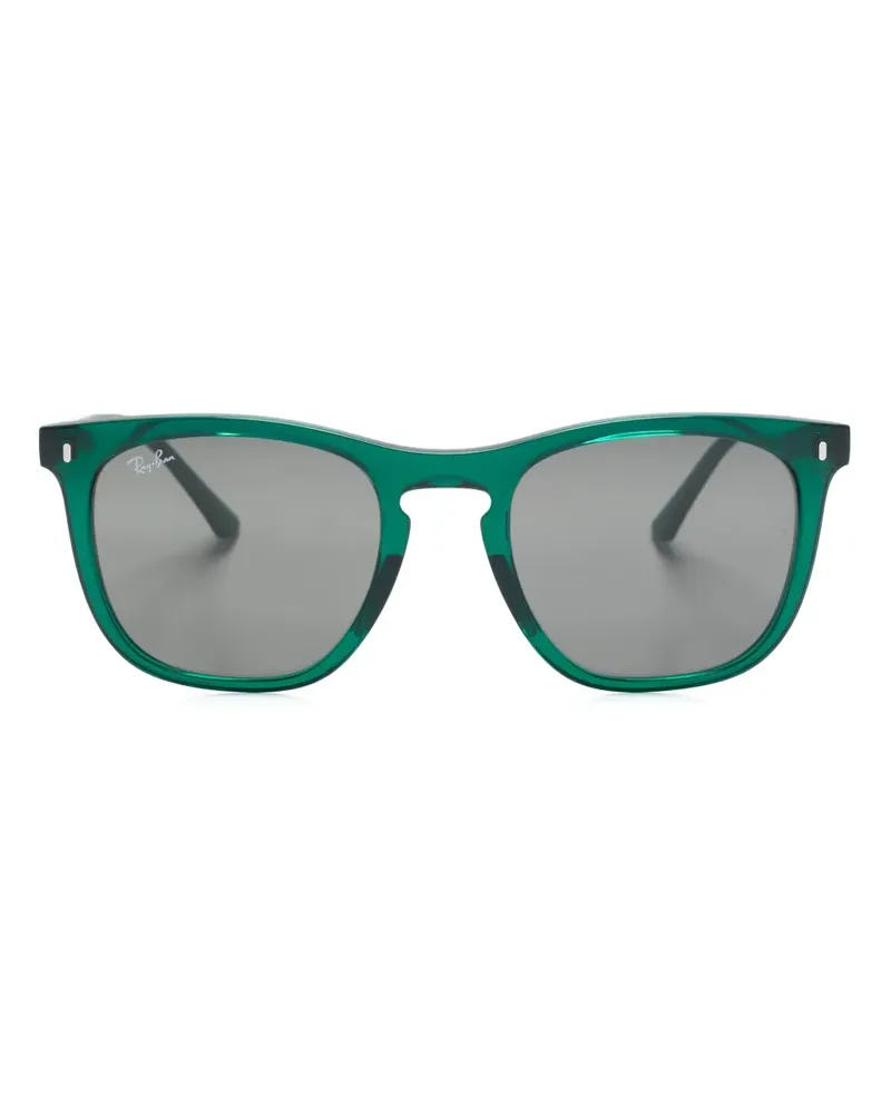 Ray Ban Sonnenbrille mit eckigem Gestell - Grün Grün