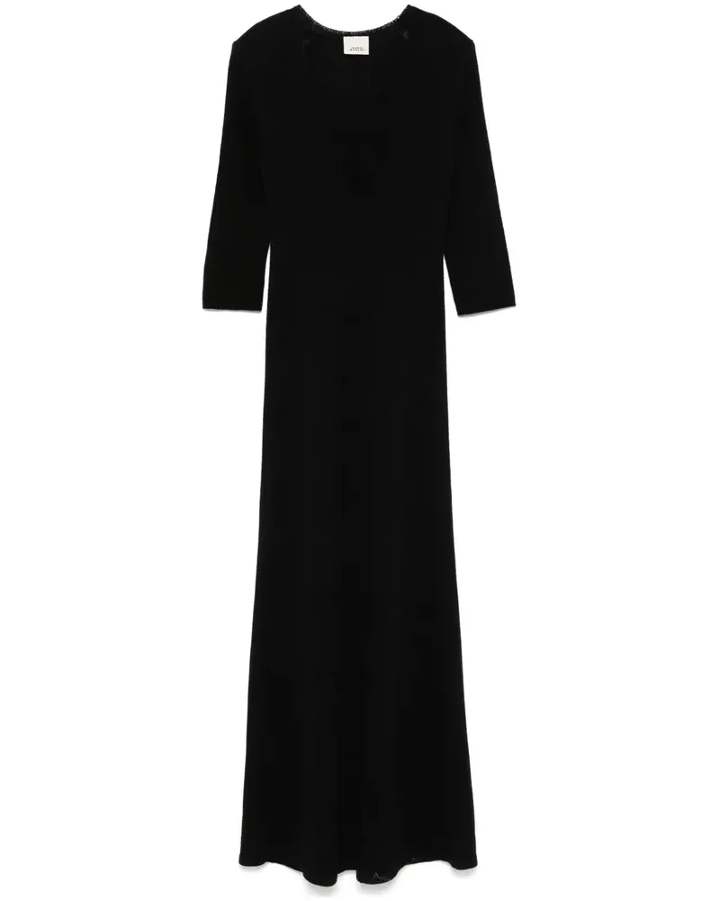 Isabel Marant Salina Kleid - Schwarz Schwarz
