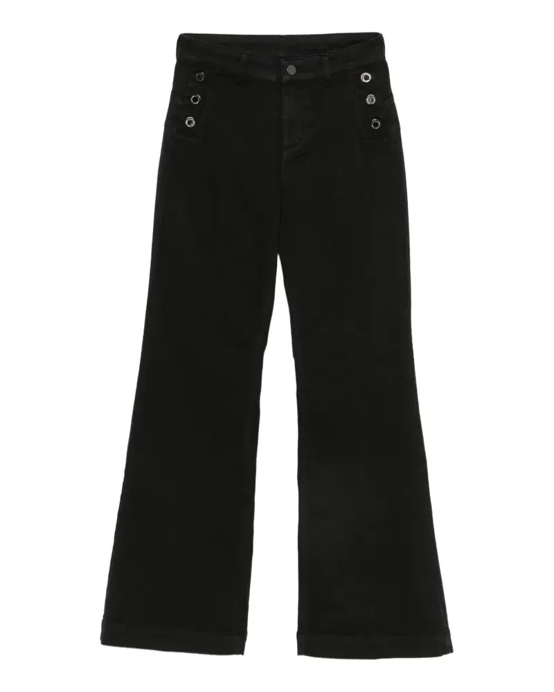 Liu Jo Jeans mit Zierknöpfen - Schwarz Schwarz