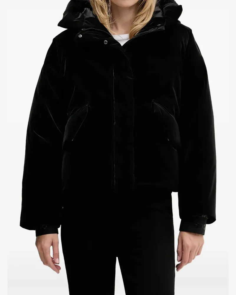 HUGO BOSS hooded puffer jacket - Schwarz Schwarz