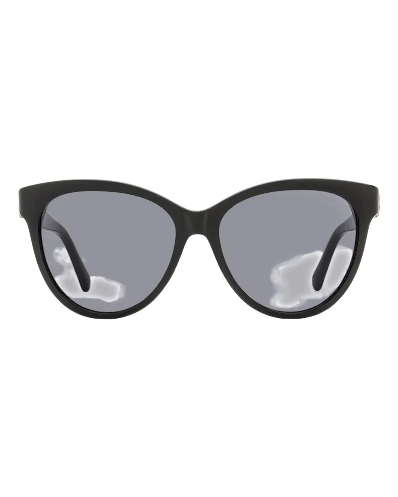 Moncler emblem tea cup sunglasses - Schwarz Schwarz