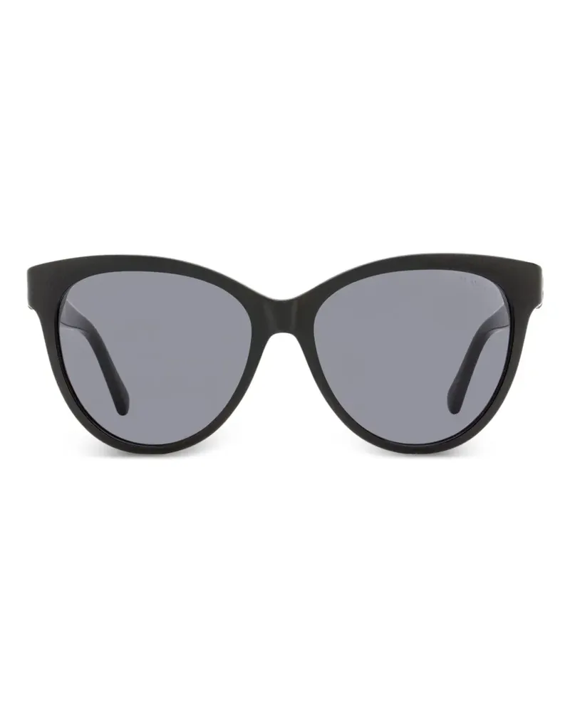 Moncler emblem tea cup sunglasses - Schwarz Schwarz