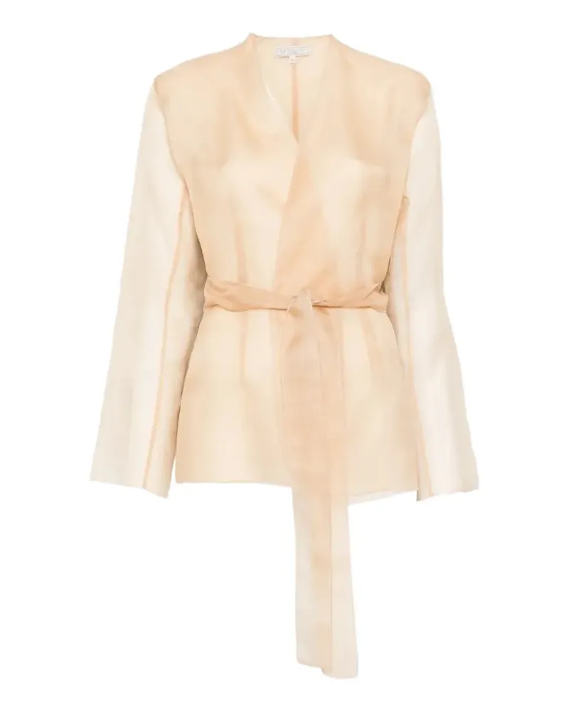 Antonelli Firenze Giacca Jacke mit Fransen - Nude Nude