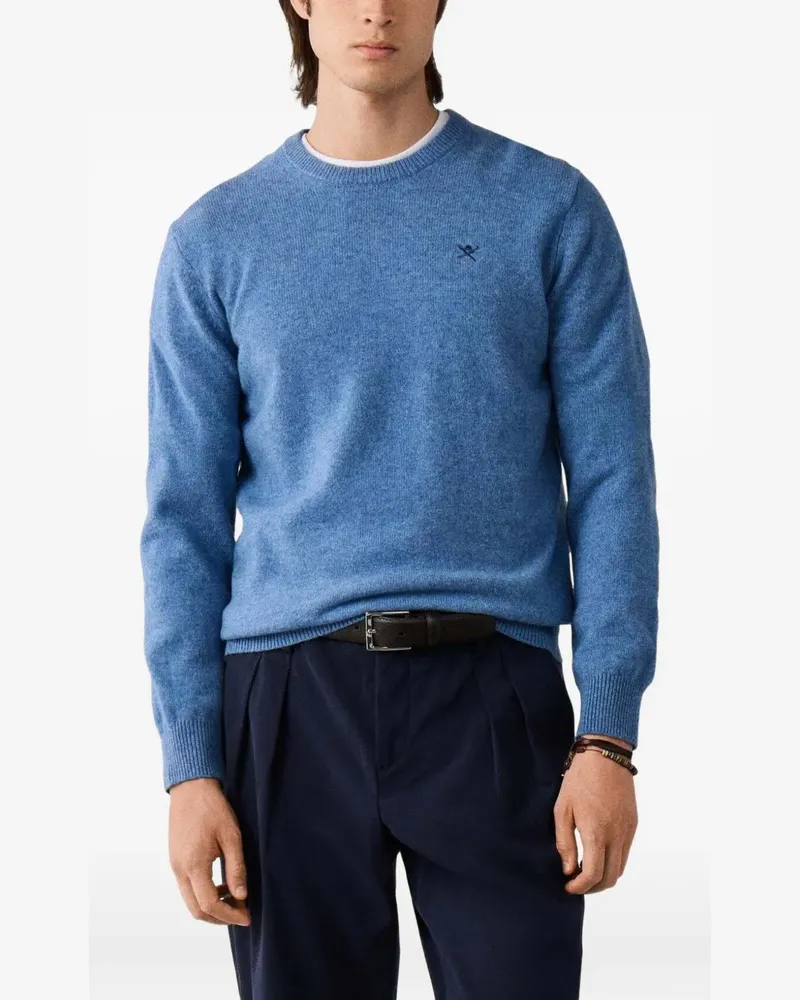 Hackett Pullover mit Rundhalsausschnitt - Blau Blau