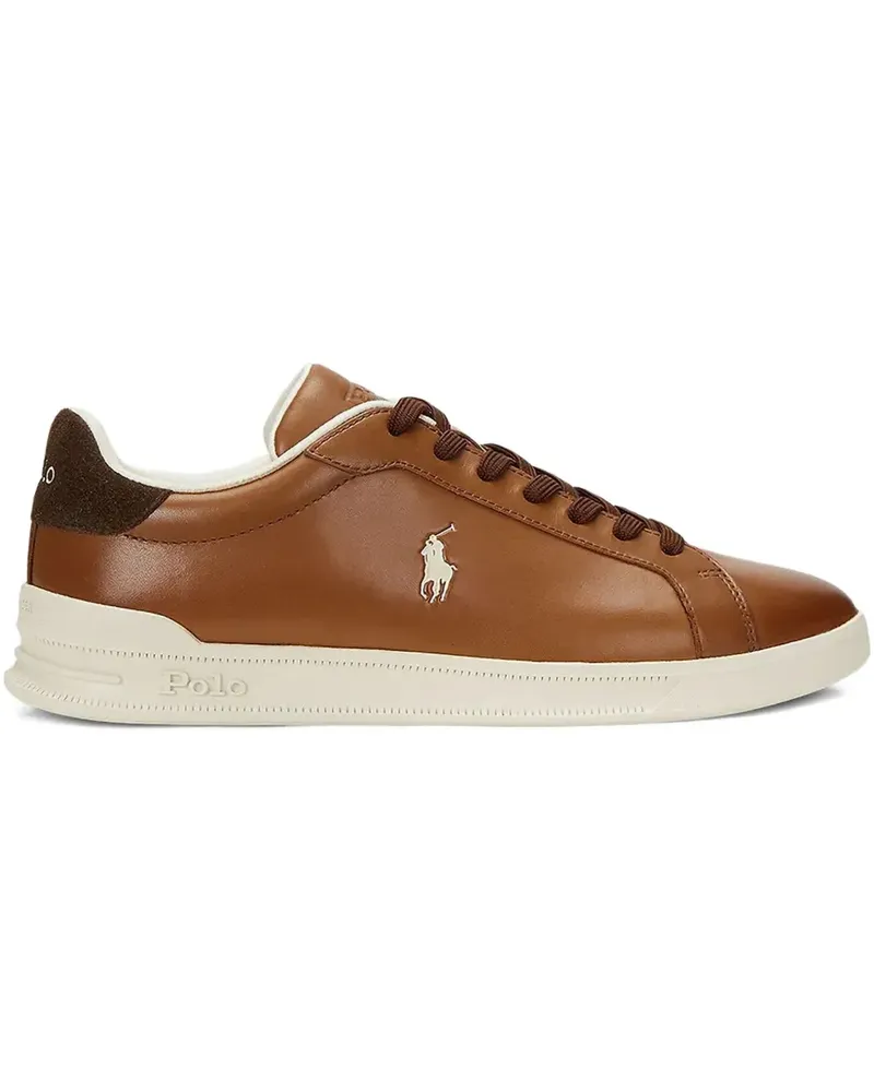 Ralph Lauren Sneakers mit Logo-Stickerei - Braun Braun