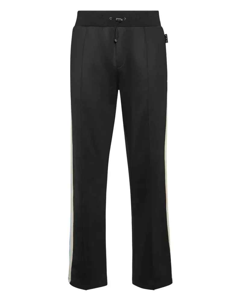 Philipp Plein stripe-detail track pants - Schwarz Schwarz