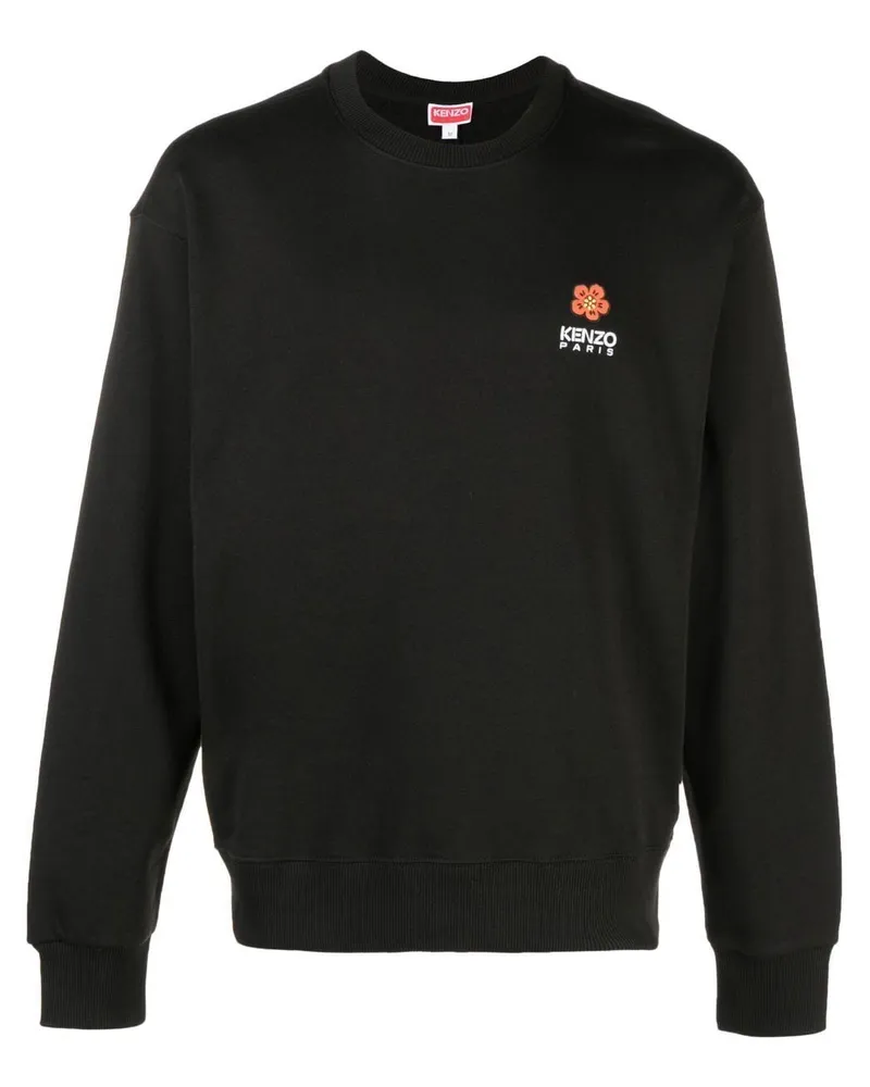 Kenzo Pullover mit Logo-Stickerei - Schwarz Schwarz