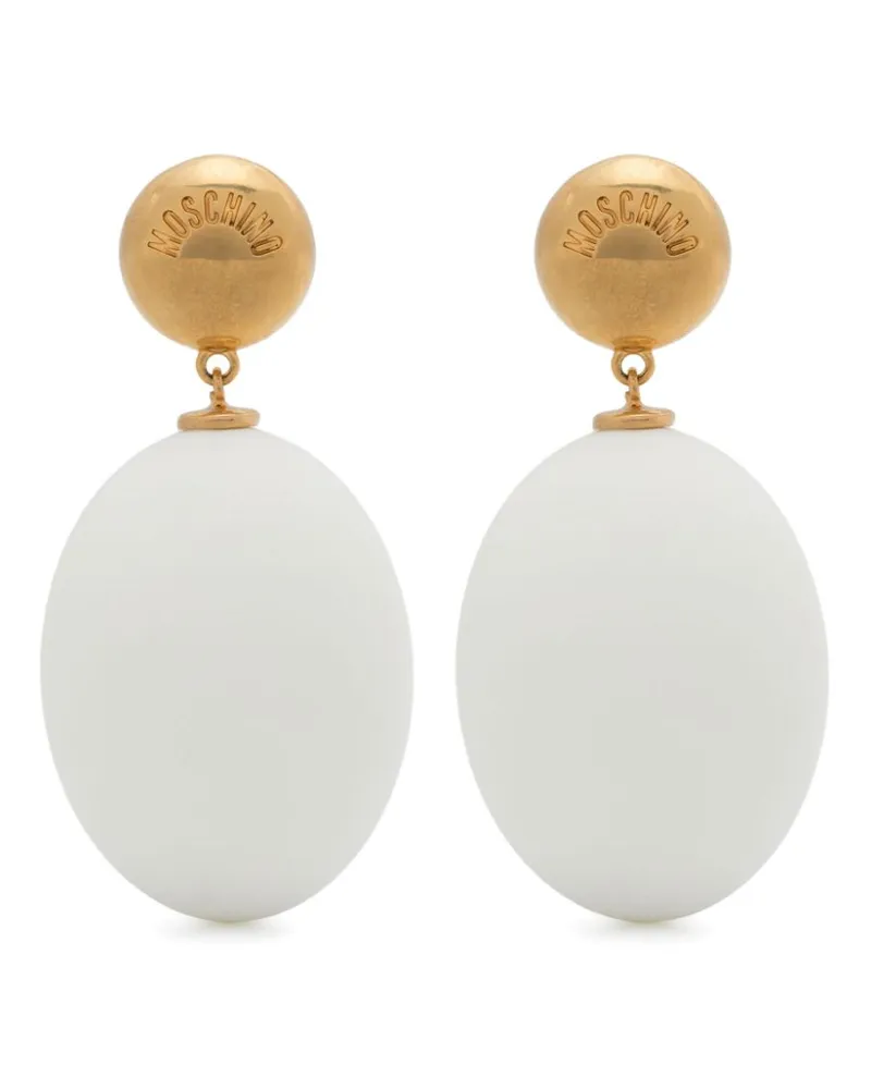 Moschino Ohrringe mit Eieranhänger - Gold Gold