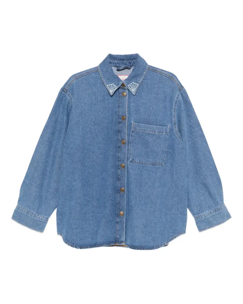 Pennyblack embroidered shirt - Blau Blau