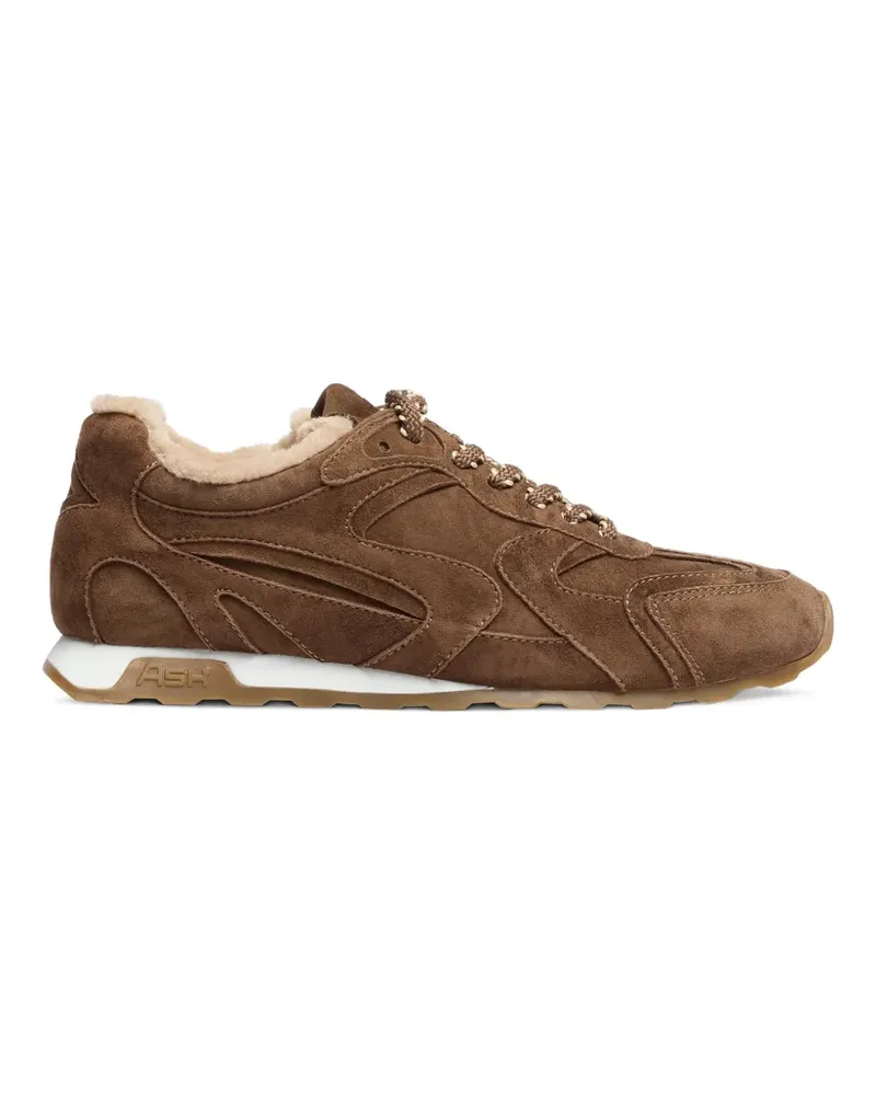 ash Kasar Sneakers mit Pelzfutter - Braun Braun