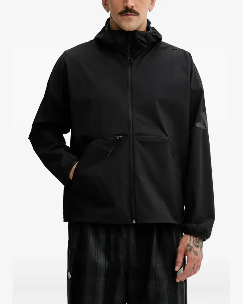 adidas Kapuzenjacke mit Reißverschluss - Schwarz Schwarz