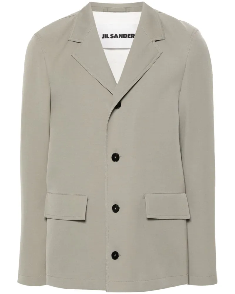 Jil Sander Einreihiges Sakko - Grün Grün