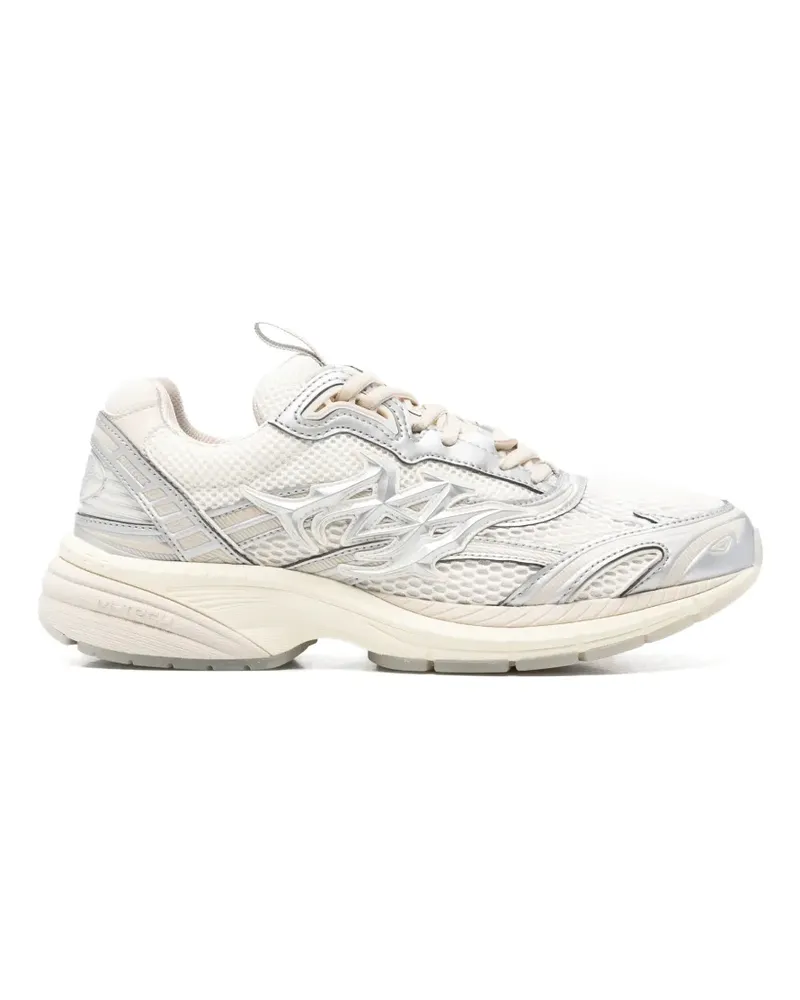 Amiri M-Tech Sneakers im Metallic-Look - Weiß Weiß