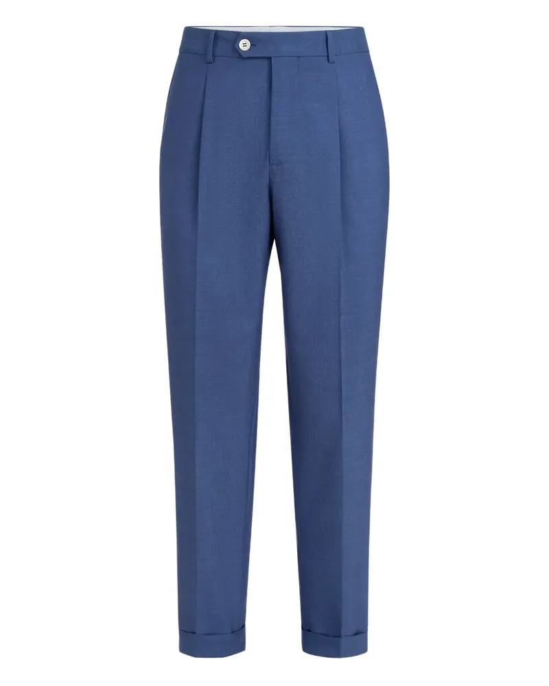 Brunello Cucinelli Plissierte Hose - Blau Blau