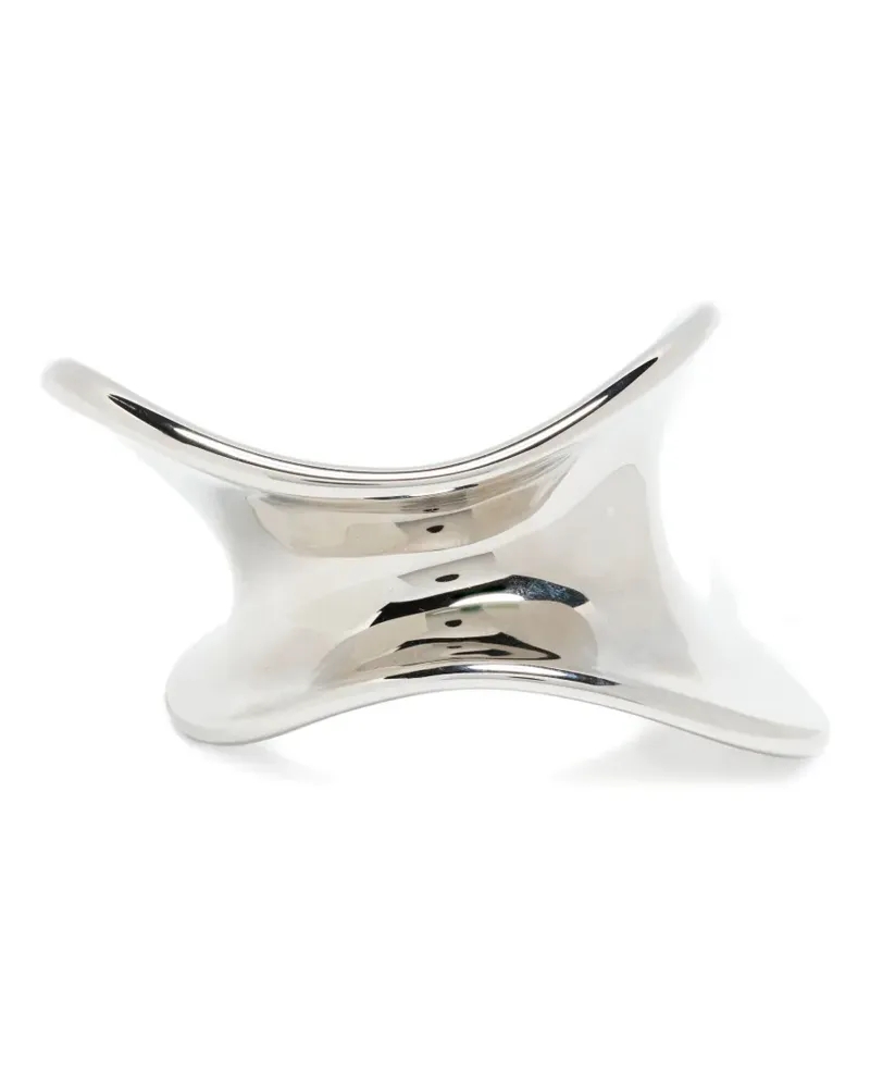 KHAITE Abgerundetes Armband aus Messing - Silber Silber