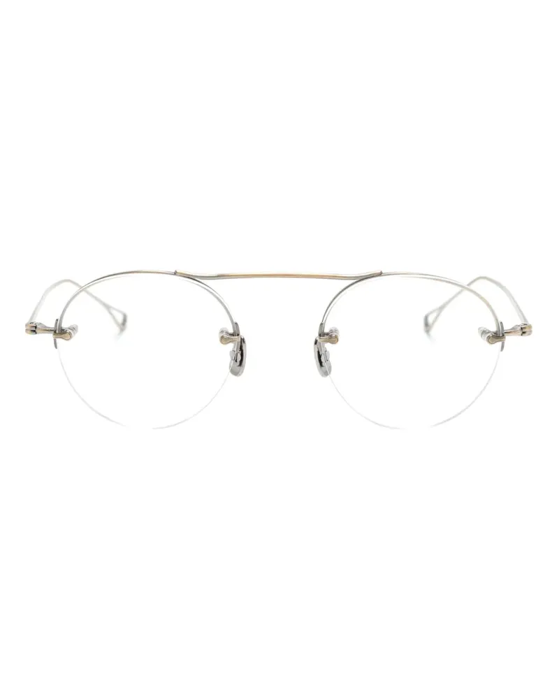 EYEVAN 7285 Brille aus Titan mit rundem Gestell - Gold Gold