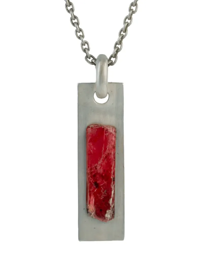 Parts Of Four sterling silver ruby pendant necklace - Silber Silber