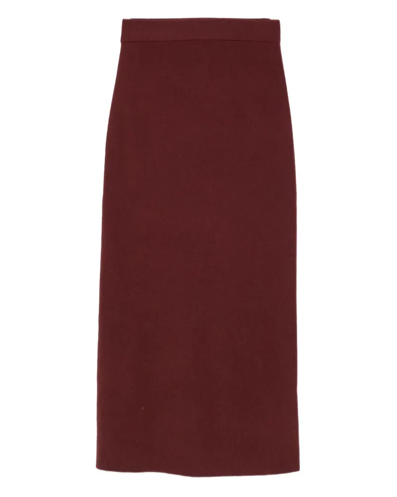 Dorothee Schumacher Midirock mit elastischem Bund Rot