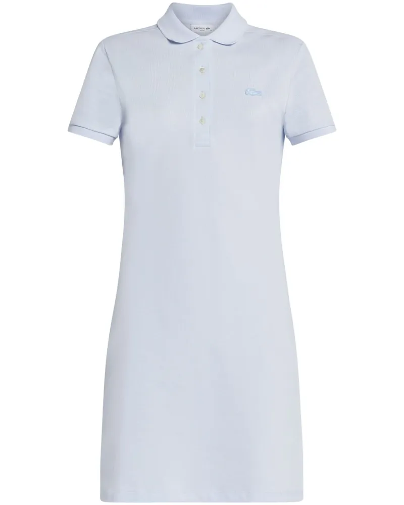 Lacoste Polokleid mit Logo-Applikation Blau