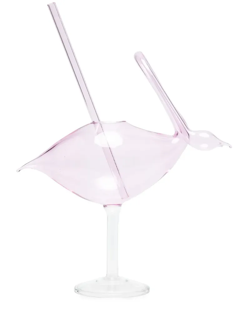 Les-Ottomans Flamingo Cocktailglas - Rosa Rosa