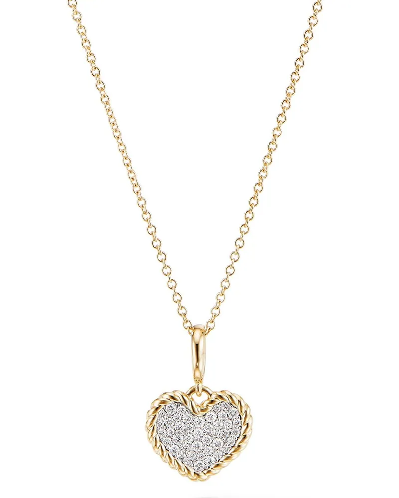 David Yurman 18kt 'Cable Collectibles' Gelbgoldhalskette